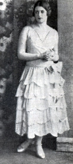 К. А. Куприна (манекенщица). 1925 г.