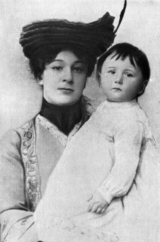 М. К. Куприна с дочерью Лидой. 1904