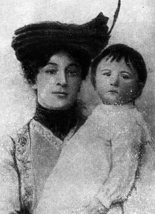 М. К. Куприна - жена Куприна с дочкой Лидой