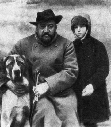 А. И. Куприн с дочерью Ксенией
